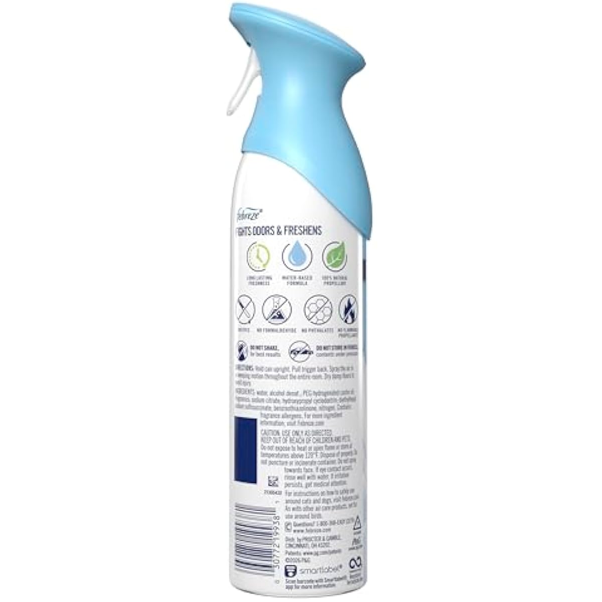 Febreze Air Mist, Air Freshener Spray, Odor Fighting Room Spray, Deodorizer for Home Bathroom Kitchen Office Apartment Dorm Room Classroom, Linen & Sky Scent, 8.1oz (Pack of 6)