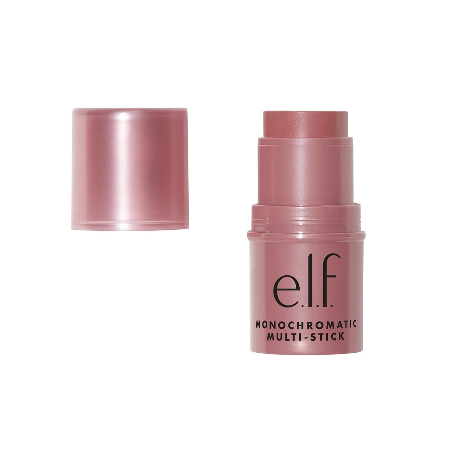 e.l.f. Monochromatic Multi Stick, Travel-Sized Luxuriously Creamy & Blendable Color, For Eyes, Lips & Cheeks, Vegan & Cruelty-Free, Dazzling Peony, 0.17 Oz