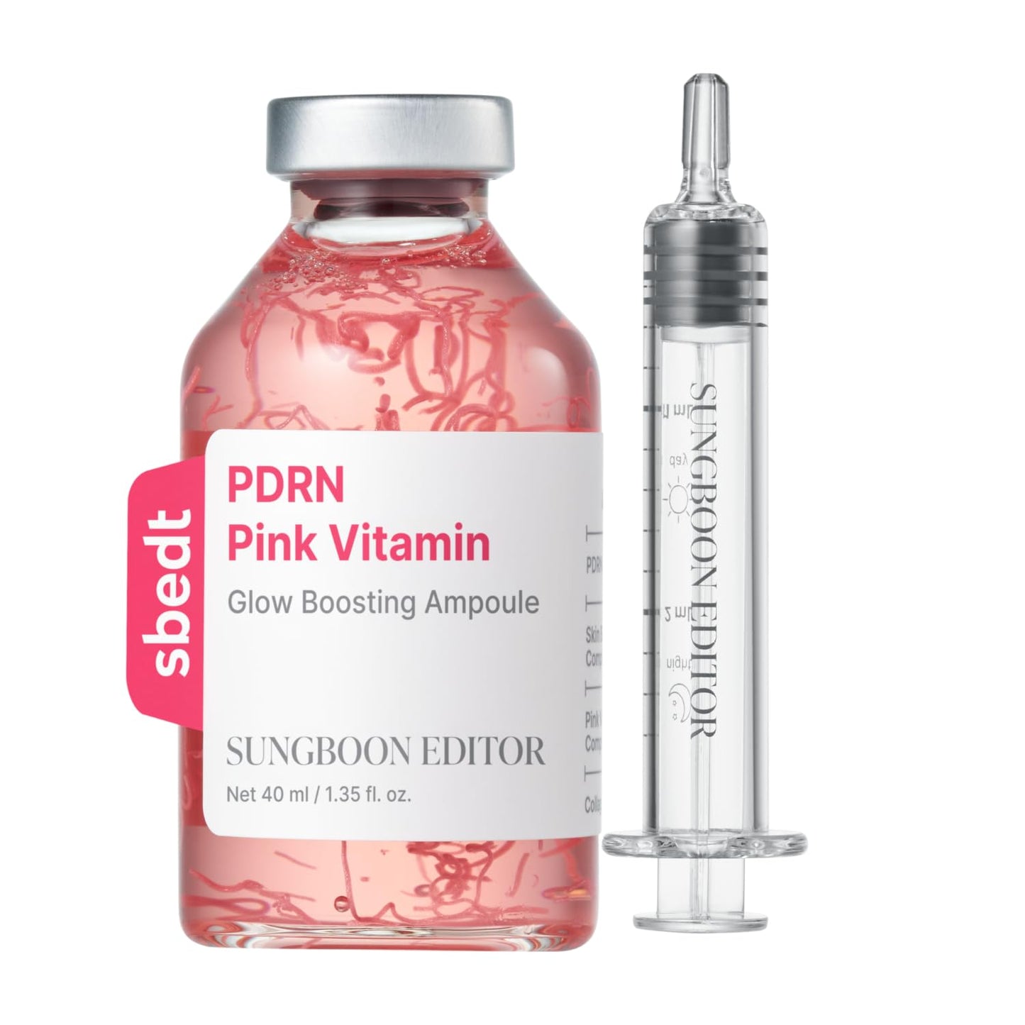 SUNGBOON EDITOR Collagen Silk Peptide Intensive Ampoule | Copper Peptides Serum for Face with Collagen & Multi Peptides | Hydrating Korean Skincare Facial Serum for Smooth-Looking Skin | 1.35 Fl Oz