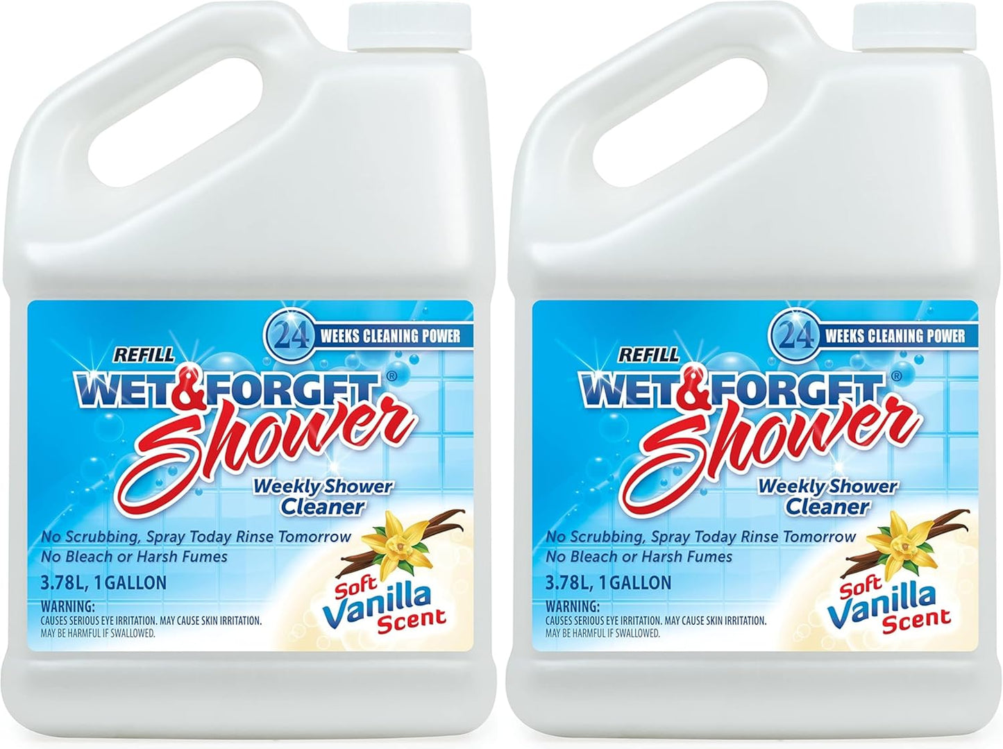 Wet & Forget Shower Cleaner Spray Multi-Surface Weekly Application Requires No Scrubbing, Bleach-Free Formula, Ready to Use, Fresh Scent, 3 Months of Cleaning, 64 Fluid Ounces, 1 Pack