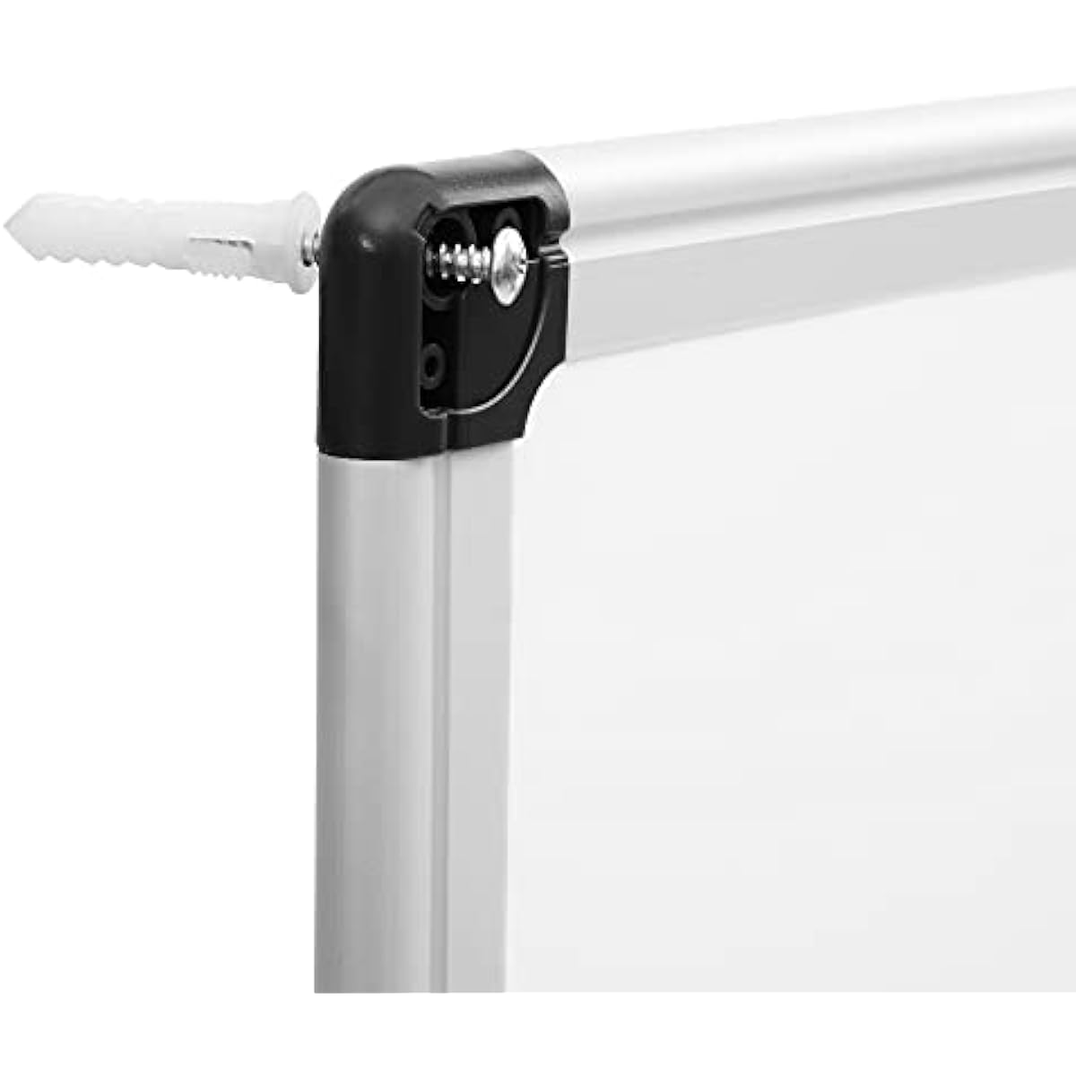 Amazon Basics Magnetic Dry Erase Whiteboard, 24" x 18", Aluminum Frame, Silver/White, Presentation Board for Writing Notes