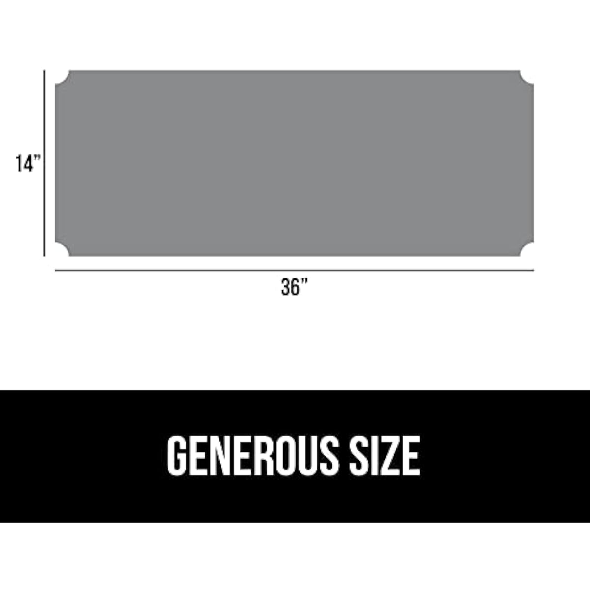 GORILLA GRIP ShelfGuard Wire Shelf Liner Compatible with Amazon Basics Shelving Unit, Set of 4 Waterproof Liners for Organizing Metal Rack Shelves, Kitchen Cabinets, Cupboard, Pantry, 14x36 Clear