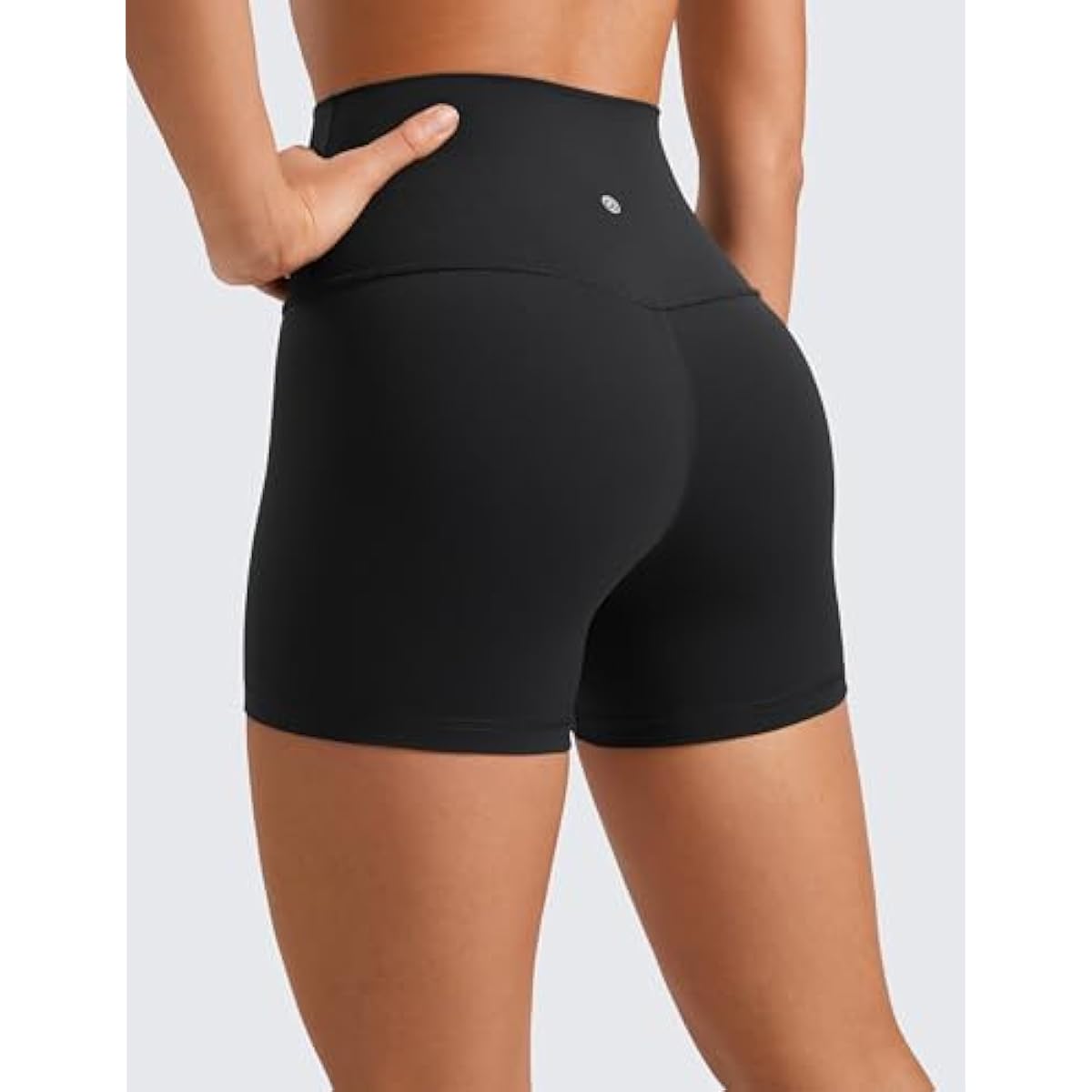 CRZ YOGA Butterluxe Biker Shorts 4'' - High Waisted Booty Workout Volleyball Yoga Womens Spandex
