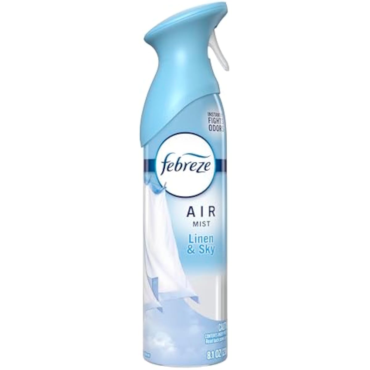 Febreze Air Mist, Air Freshener Spray, Odor Fighting Room Spray, Deodorizer for Home Bathroom Kitchen Office Apartment Dorm Room Classroom, Linen & Sky Scent, 8.1oz (Pack of 6)