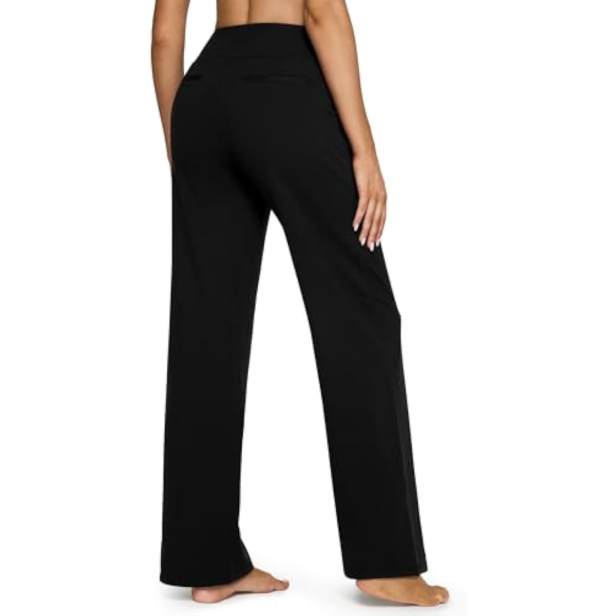 G4Free EverGoing Yoga Pants Women Wide Leg Pants with Pockets High Waist Stretch Dress Casual Sweatpants Petite/Regular/Tall