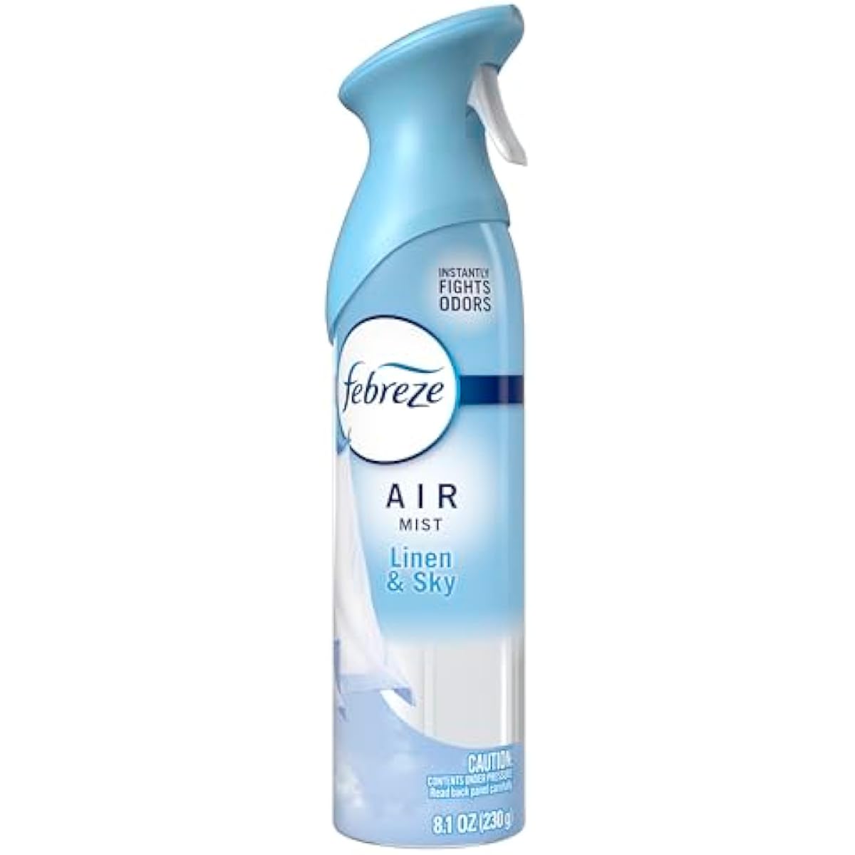 Febreze Air Mist, Air Freshener Spray, Odor Fighting Room Spray, Deodorizer for Home Bathroom Kitchen Office Apartment Dorm Room Classroom, Linen & Sky Scent, 8.1oz (Pack of 6)
