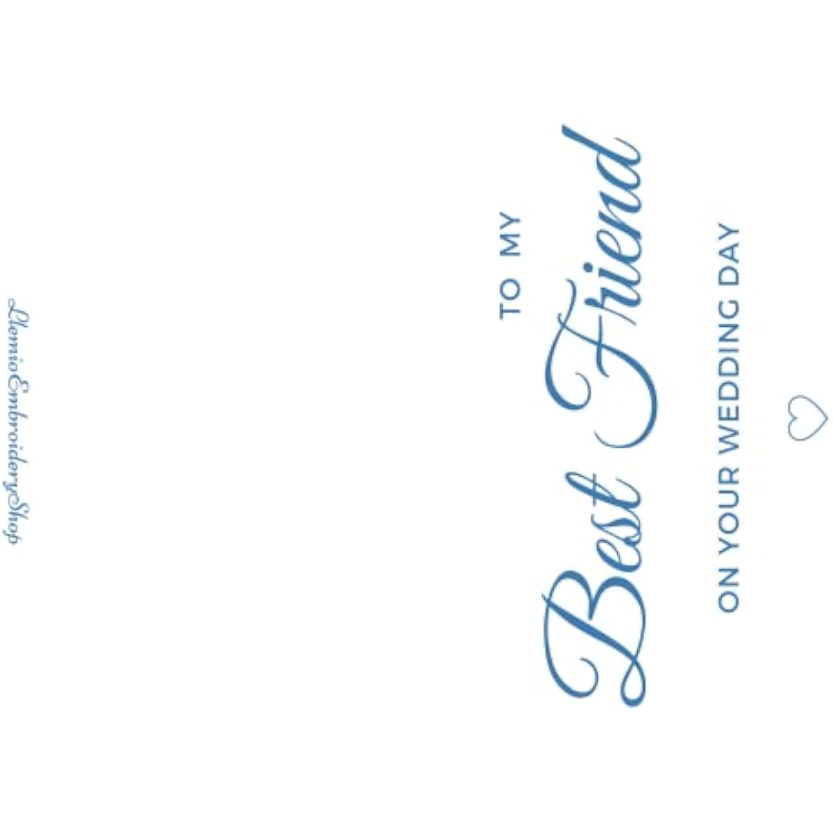 Something Blue for Bride Gift from Maid of Honor Best Friend Wedding Bridesmaid Handkerchief Blue Hankerchief Bridal Shower New Borrowed Old Embroidered