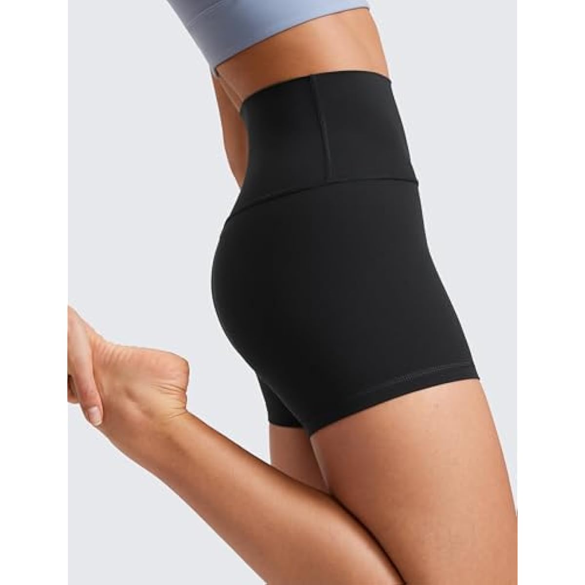 CRZ YOGA Butterluxe Biker Shorts 4'' - High Waisted Booty Workout Volleyball Yoga Womens Spandex