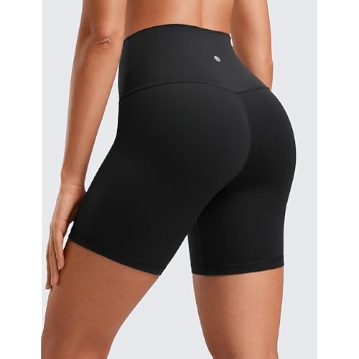 CRZ YOGA ButterLuxe Biker Shorts 6" - High Waisted Workout Running Volleyball Spandex Yoga Womens