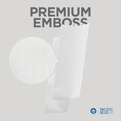 Pacific Blue Select Multifold Premium 2-Ply Paper Towels (Previously Branded Signature) by GP PRO (Georgia-Pacific), White, 21000, 125 Paper Towels Per Pack, 16 Packs Per Case