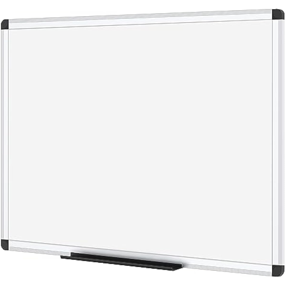 VIZ-PRO Magnetic Dry Erase Board, 36 X 24 Inches, Silver Aluminium Frame