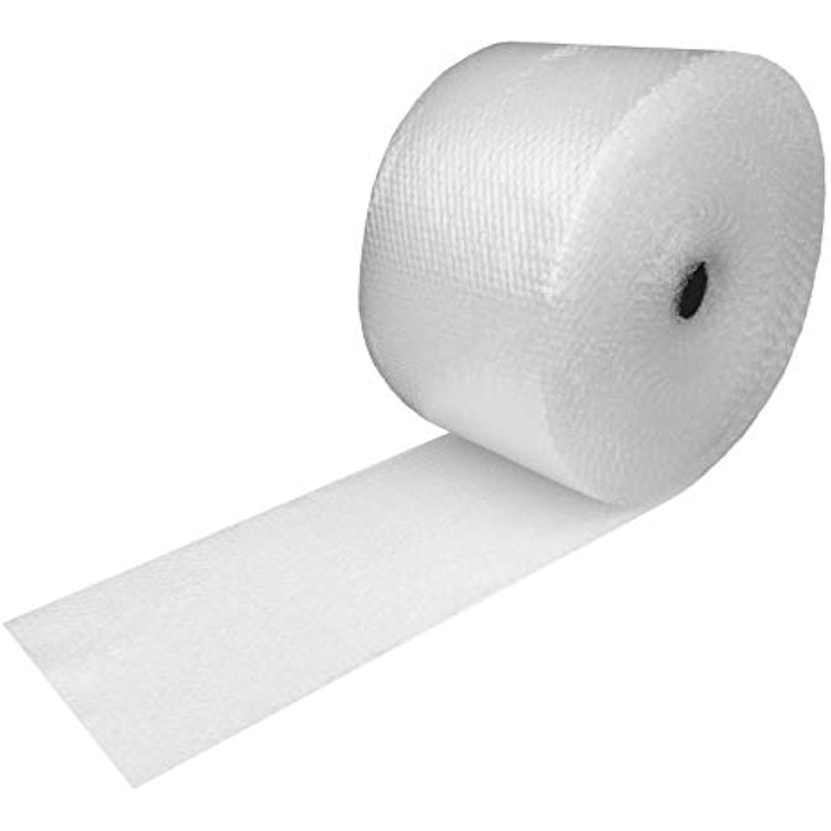 Amazon Basics Bubble Wrap for Moving, Packing, Shipping and Storage, Perforated Protective Cushioning for Fragile Items, 12-inch x 175-ft Long Roll, Small 3/16", Clear