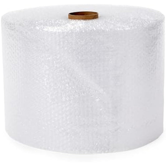 Amazon Basics Bubble Wrap for Moving, Packing, Shipping and Storage, Perforated Protective Cushioning for Fragile Items, 12-inch x 175-ft Long Roll, Small 3/16", Clear