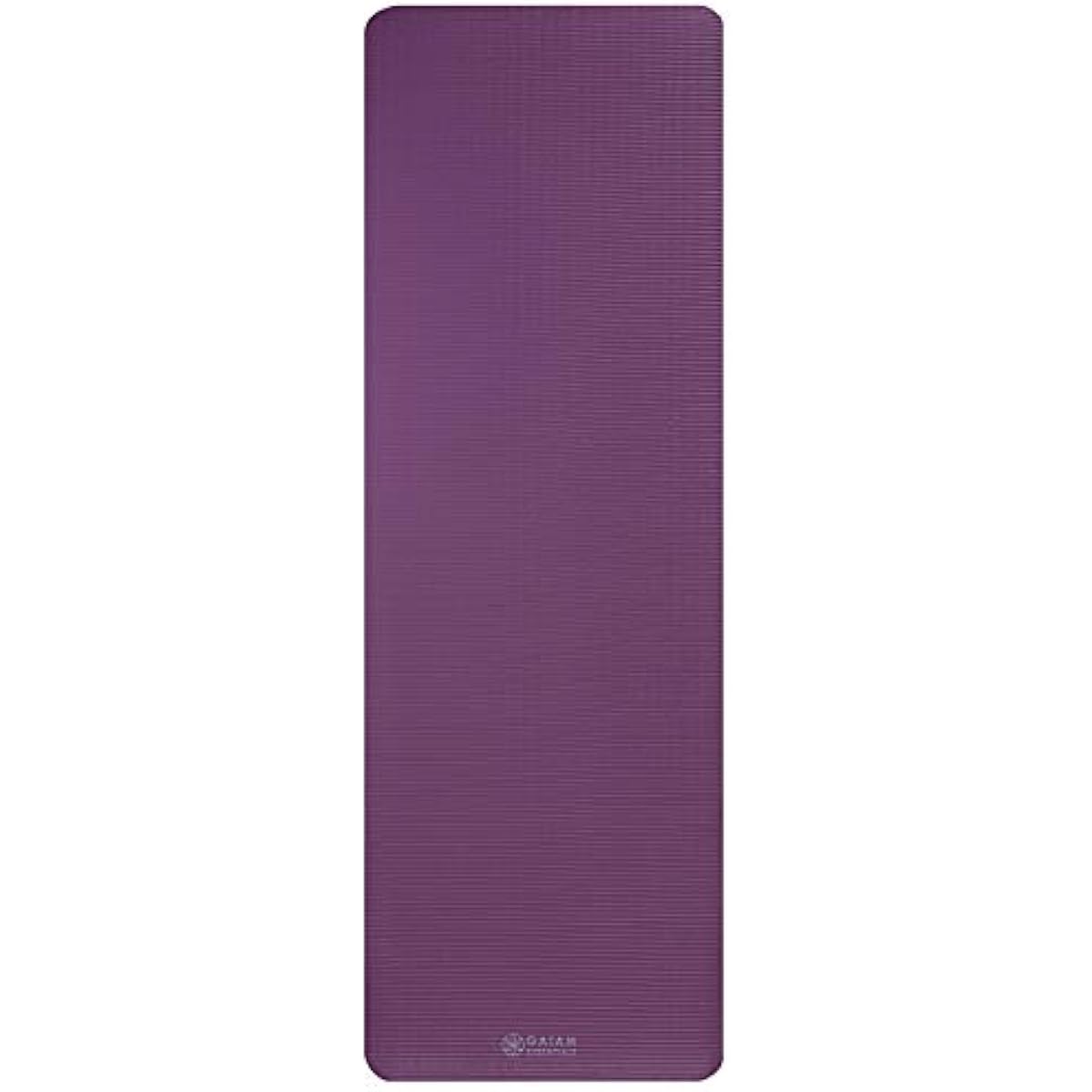 Gaiam Yoga Mat, Pilates & Exercise Mat, Thick 2/5" (10mm) Workout Mat with Easy-Cinch Carrying Strap for Home & Gym Workouts