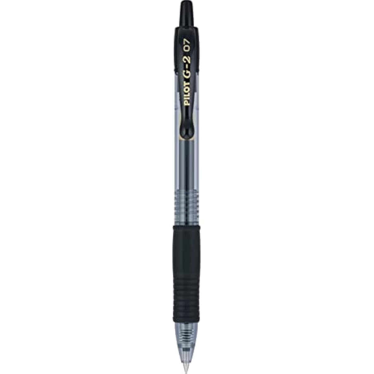 Pilot G2 Premium Gel Roller Pens 0.7, Fine Point Smooth Writing Pens Black, Pack of 12