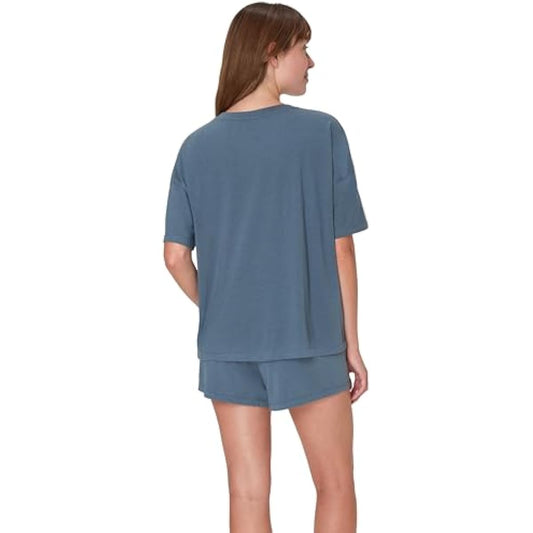 Hanes Women's Pajamas Set, Comfywear Pajamas for Women Set, Originals SupertSoft Loungewear, T-Shirt & Sleep Shorts