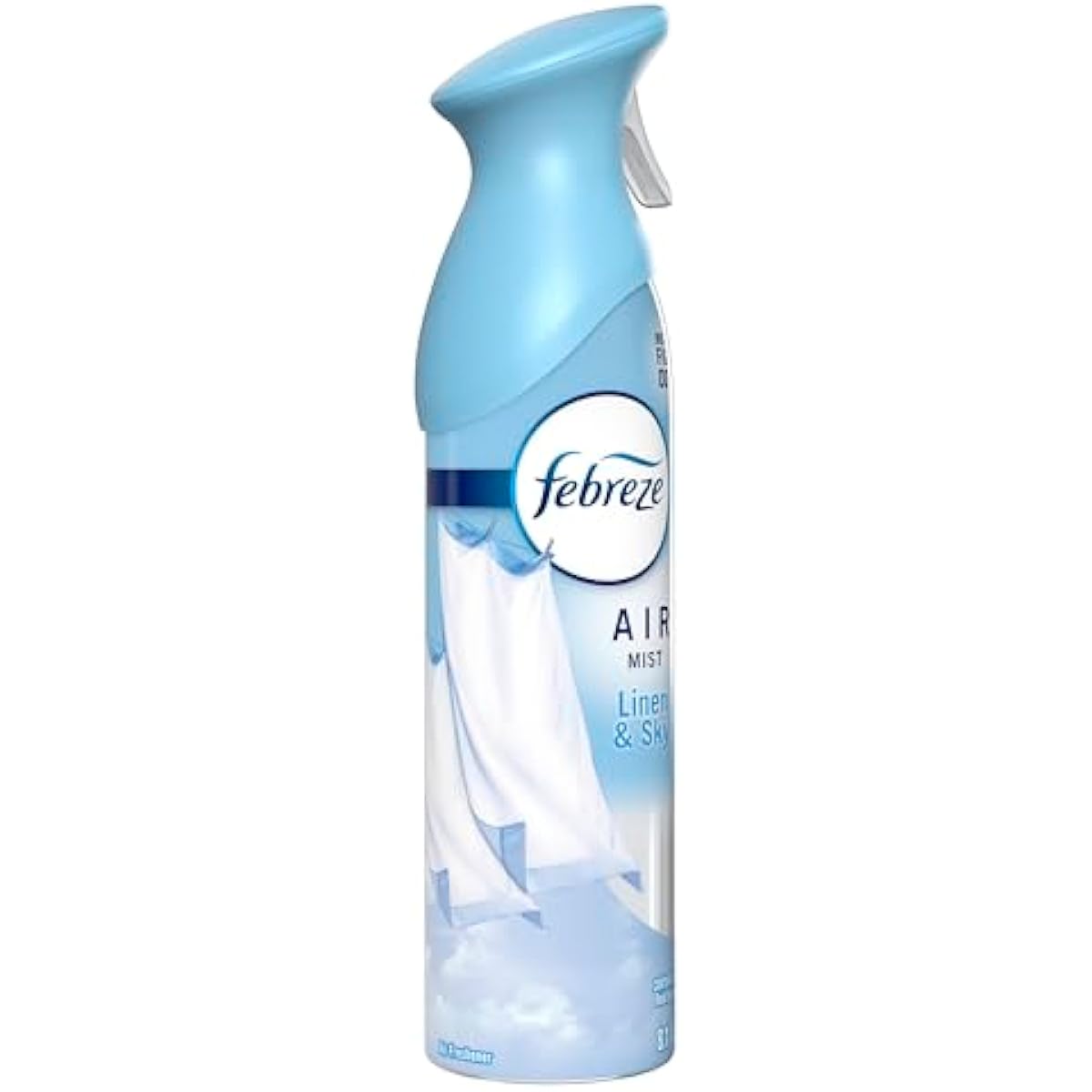 Febreze Air Mist, Air Freshener Spray, Odor Fighting Room Spray, Deodorizer for Home Bathroom Kitchen Office Apartment Dorm Room Classroom, Linen & Sky Scent, 8.1oz (Pack of 6)