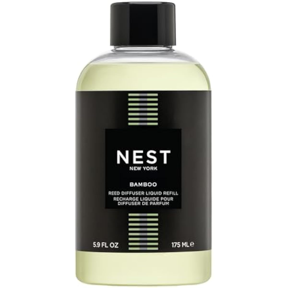 NEST New York Reed Diffuser Liquid Refill, Bamboo - 5.9 fl oz - Fragrance for Up to 90 Days - Flame Free