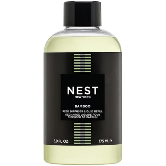 NEST New York Reed Diffuser Liquid Refill, Bamboo - 5.9 fl oz - Fragrance for Up to 90 Days - Flame Free