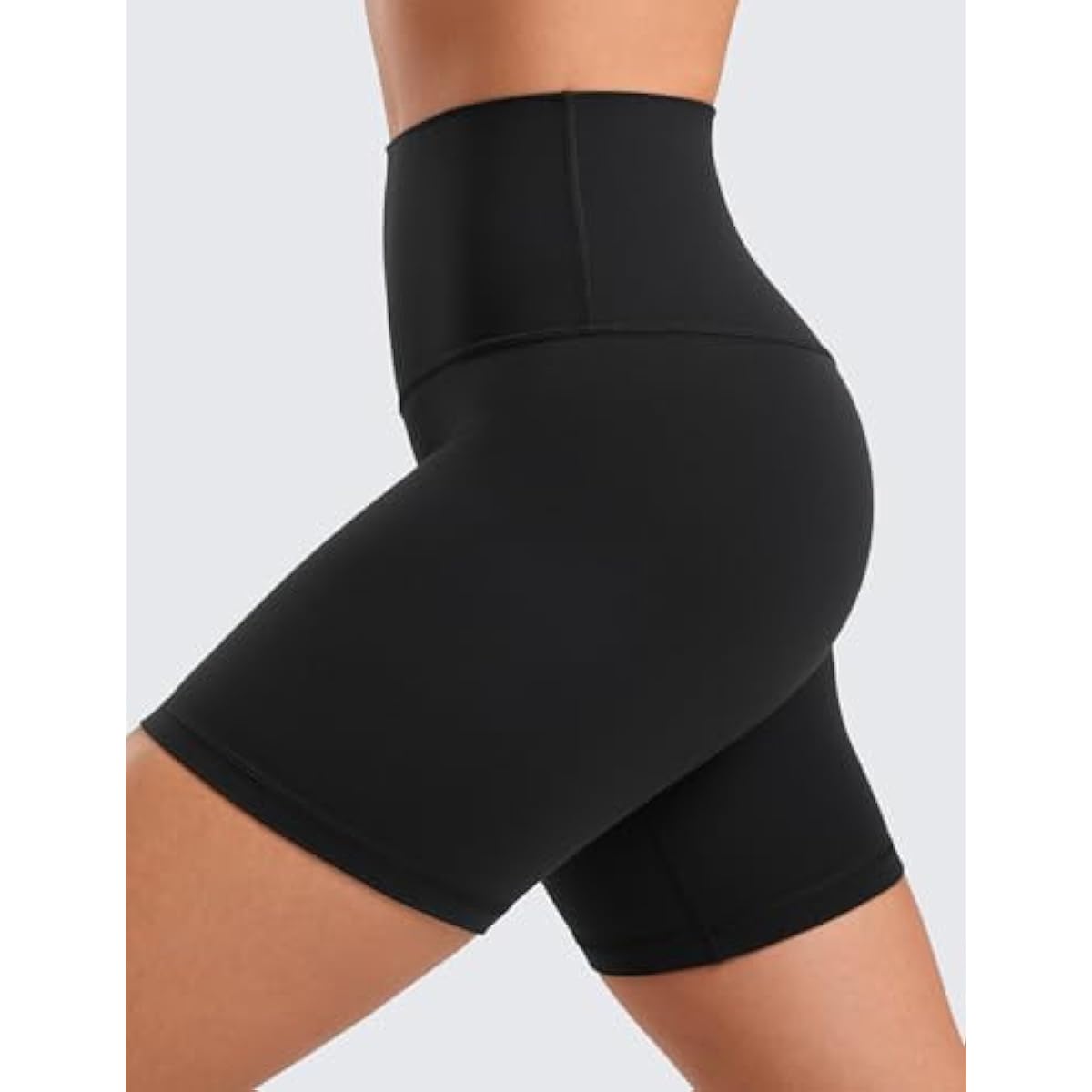 CRZ YOGA ButterLuxe Biker Shorts 6" - High Waisted Workout Running Volleyball Spandex Yoga Womens