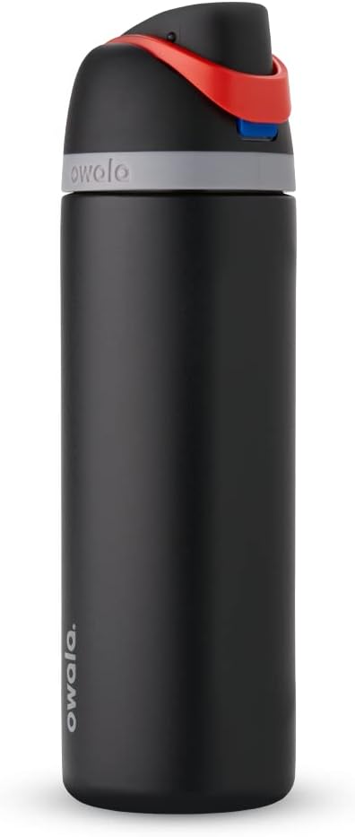 Owala Disney Princess FreeSip Insulated Stainless Steel Water Bottle with Straw for Sports and Travel, BPA-Free Sports Water Bottle, 24 oz, Cinderella