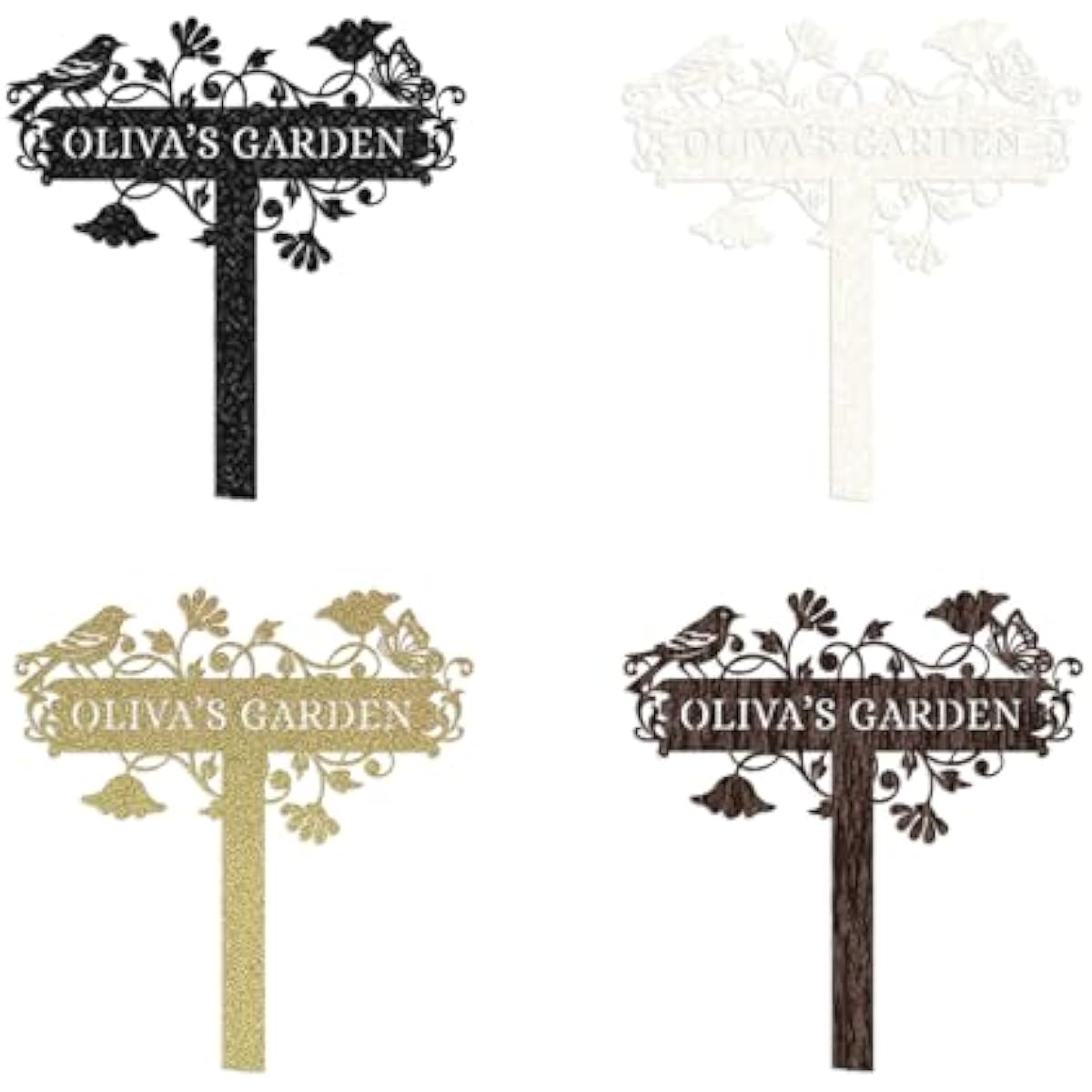Metal Signs Customized | Personalized Garden Stake Metal Sign | Custom Metal Garden Sign | Personalized Garden Name Sign | Custom Sign Outdoor Metal | Gardening Decor Gifts for Gardeners