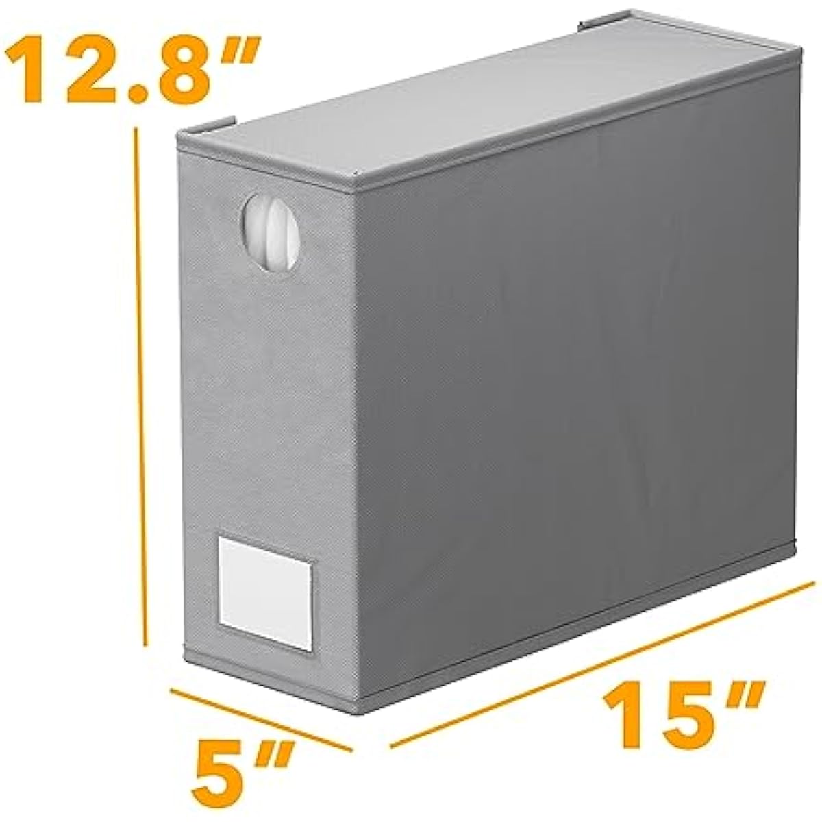 SpaceAid 4 Pack Bed Sheet Organizers and Storage, Foldable Organizer for Linen Closet, Sheets Set Folder Keeper with Window XL (Queen & King Size) Organizing Bedding Container, Gray 91ZDSN-SL01-G4