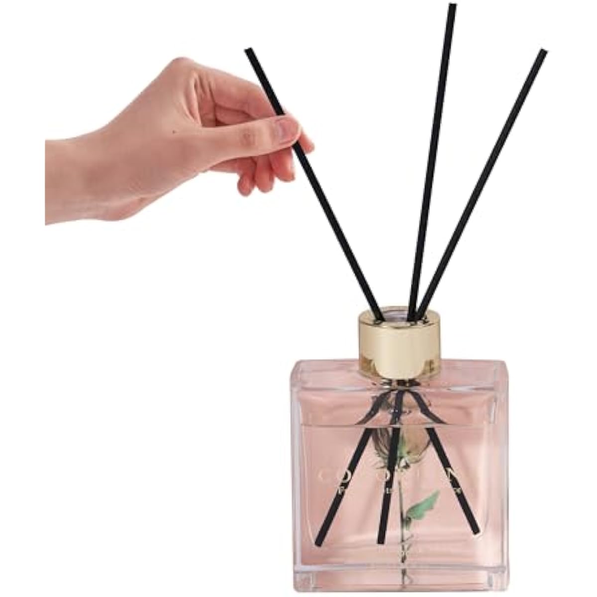 COCORRÍNA Reed Diffuser Set of 3-3 Pack/ 3.04 Fl.oz Diffuser with 24 Sticks Cashmere Vanilla/Sandalwood Rose/Clean Linen Reed Diffuser for Home Bathroom Office Decor