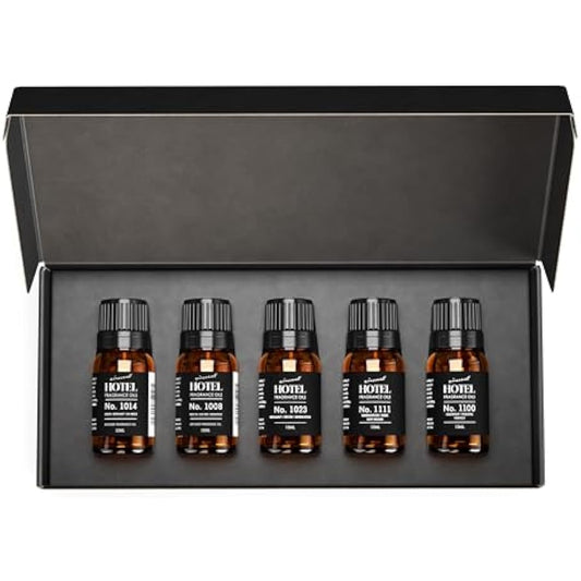 AirScent Hotel Diffuser Oil Gift Set - Buyers’ Best Picks - 10 mL, 0.34 fl oz Hotel Fragrance Oil Gift Set - Inspired by the Baccarat NYC, My Way and Capri Brezza and Other Hotel Scent Samples