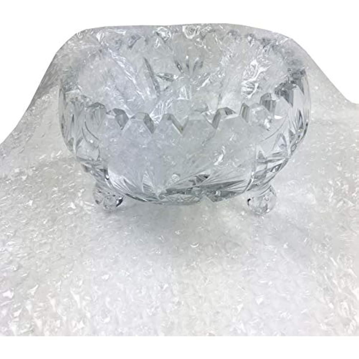 Amazon Basics Bubble Wrap for Moving, Packing, Shipping and Storage, Perforated Protective Cushioning for Fragile Items, 12-inch x 175-ft Long Roll, Small 3/16", Clear