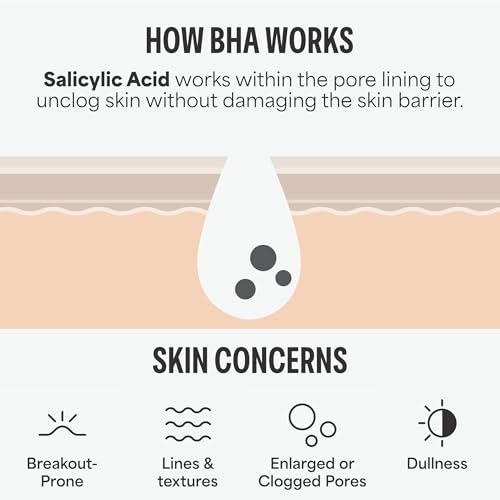 Paula's Choice SKIN PERFECTING 2% BHA Liquid Exfoliant with Salicylic Acid, Facial Polish for Enlarged Pores, Wrinkles & Fine Lines, Suitable for Blackhead-Prone Skin, Fragrance-Free