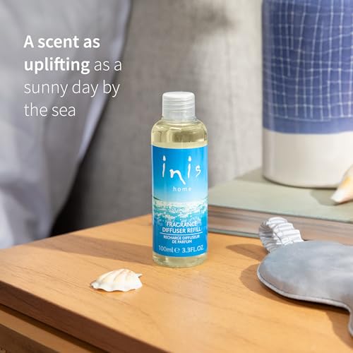 Inis the Energy of the Sea Reed Diffuser Oil Refill - Ocean Fresh Fragrance for Home - 3.3 Fluid Ounce