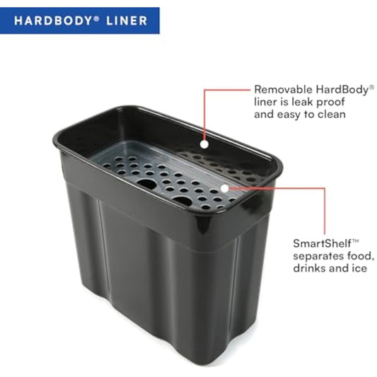 Titan by Arctic Zone Deep Freeze Cooler - Zipperless Hardbody Cooler - Deep Freeze Insulation, HardBody Liner, and SmartShelf