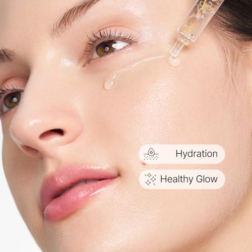 SUNGBOON EDITOR Collagen Silk Peptide Intensive Ampoule | Copper Peptides Serum for Face with Collagen & Multi Peptides | Hydrating Korean Skincare Facial Serum for Smooth-Looking Skin | 1.35 Fl Oz