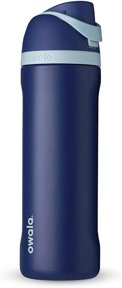 Owala Disney Princess FreeSip Insulated Stainless Steel Water Bottle with Straw for Sports and Travel, BPA-Free Sports Water Bottle, 24 oz, Rapunzel