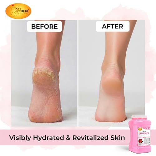 SPA REDI Professional Cream Mask – Spa-Grade Skin Hydration, Nourishment & Relaxation | Pro-Performance. Pure Peace of Mind. | Superior Client Satisfaction & GHS Safety 128 Oz