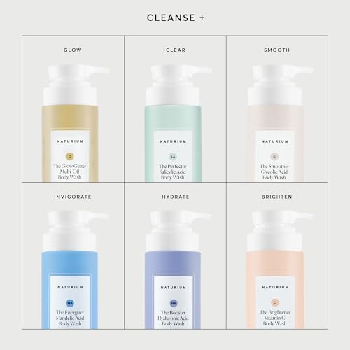 Naturium The Glow Getter Multi-Oil Hydrating Body Wash, Gentle Cleanser, 16.9 oz