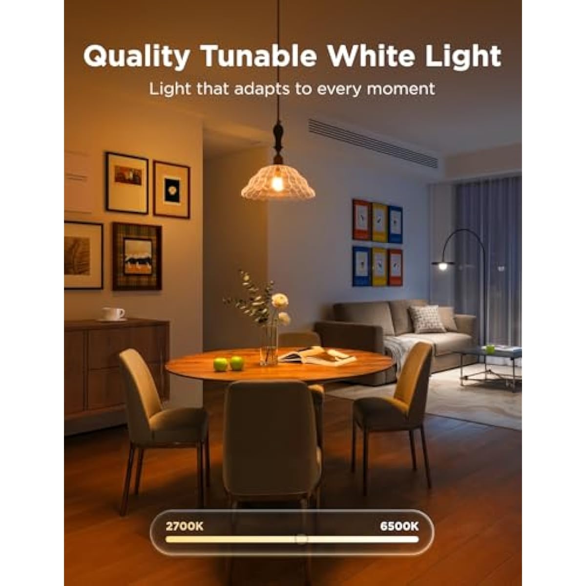 Govee Smart Light Bulbs, Color Changing Light Bulb, Work with Alexa and Google Assistant, 16 Million Colors RGBWW, WiFi & Bluetooth LED Light Bulbs, Music Sync, A19, 800 Lumens, 4 Pack