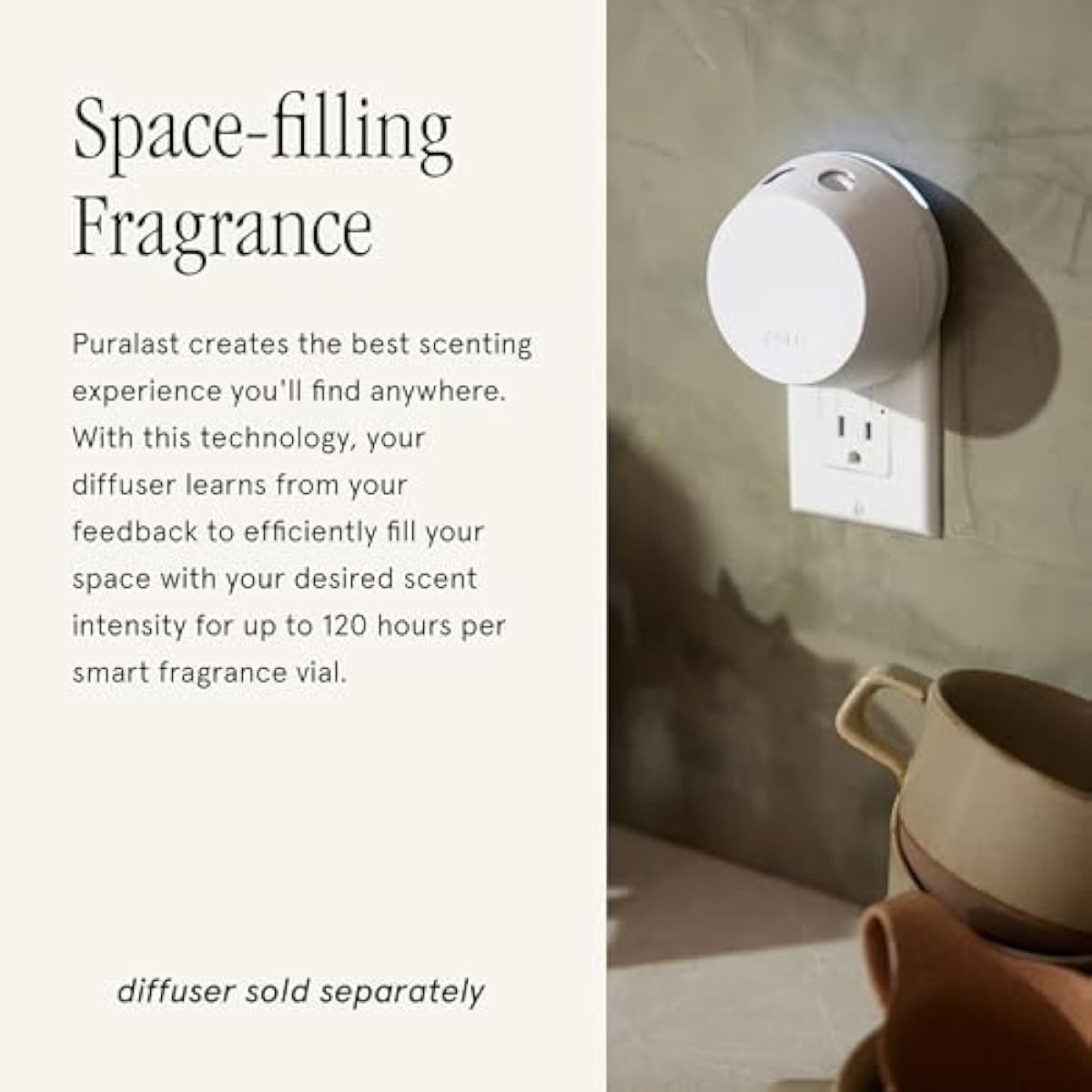 Pura & Simplicity Home Scent Refill - Smart Air Diffuser - Up to 120-Hours of Luxury Fragrance per Refill - Home Essential - Clean & Safe Diffuser Fragrance - 2 Pack, Vanilla