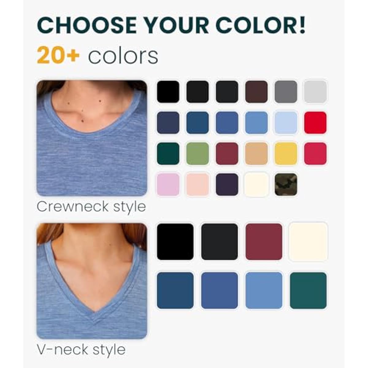 Merino.tech Merino Wool T Shirt Women - 100% Merino Wool Base Layer Women Short Sleeve Moisture-Wicking Tee and Hiking Socks