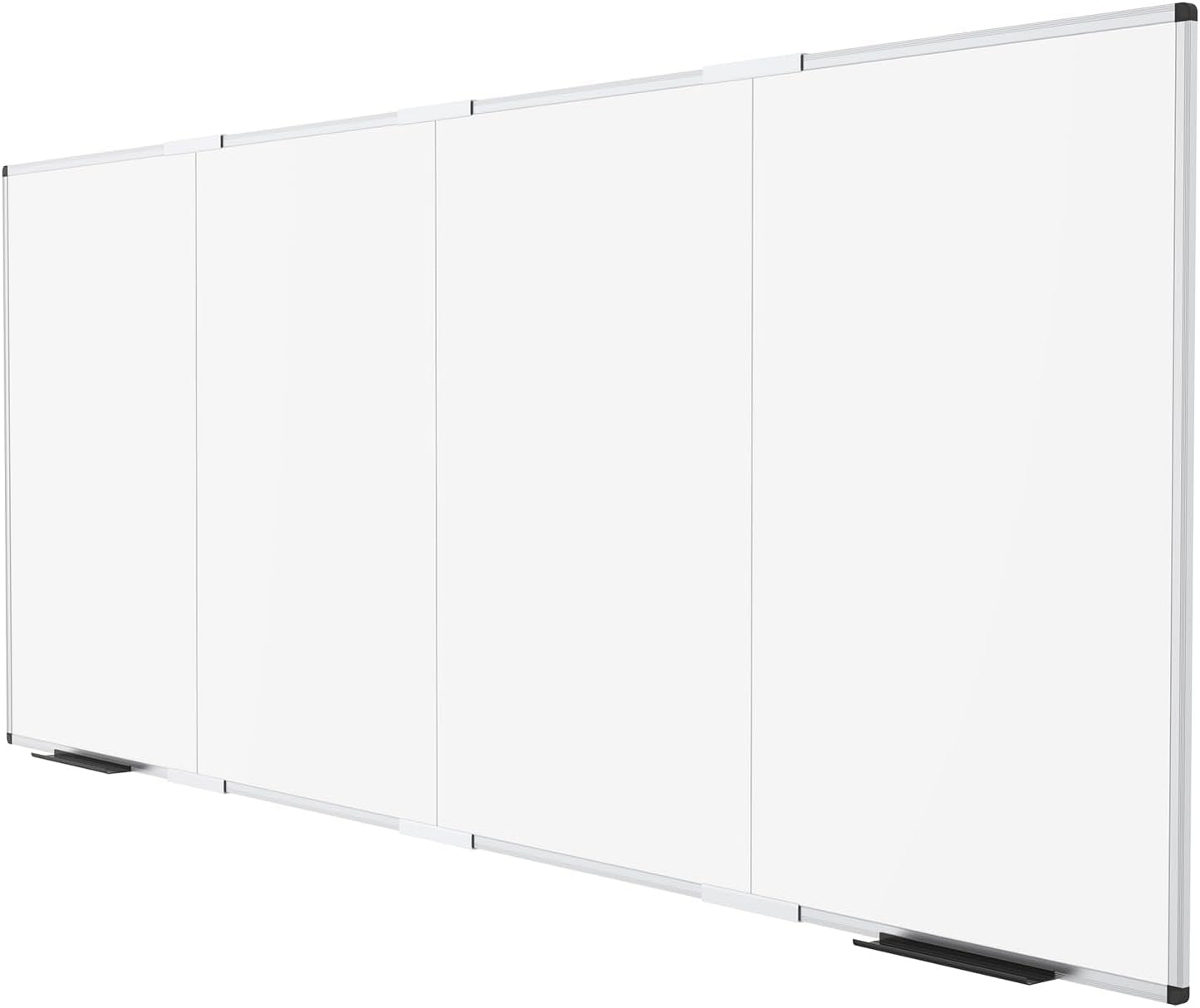 VIZ-PRO Magnetic Dry Erase Board, 36 X 24 Inches, Silver Aluminium Frame