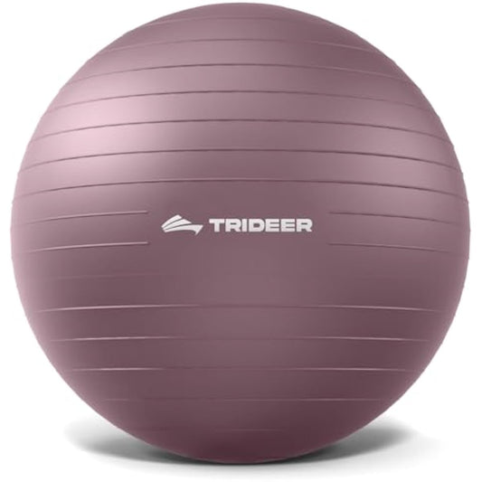 Trideer Exercise Ball Yoga Ball,Office Seating & Balance Ball Chair, Stability Ball for Pilates, Physical Therapy,Core Training & Balance Improvement & Stretching