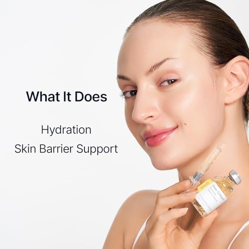 SUNGBOON EDITOR Collagen Silk Peptide Intensive Ampoule | Copper Peptides Serum for Face with Collagen & Multi Peptides | Hydrating Korean Skincare Facial Serum for Smooth-Looking Skin | 1.35 Fl Oz