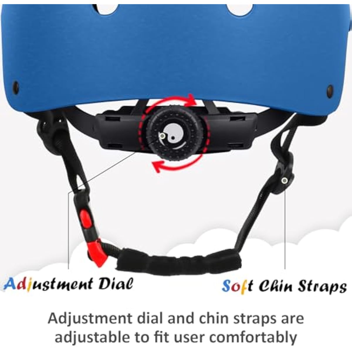 Kids Bike Helmet, Adjustable and Multi-Sport, from Toddler to Youth, 3 Sizes