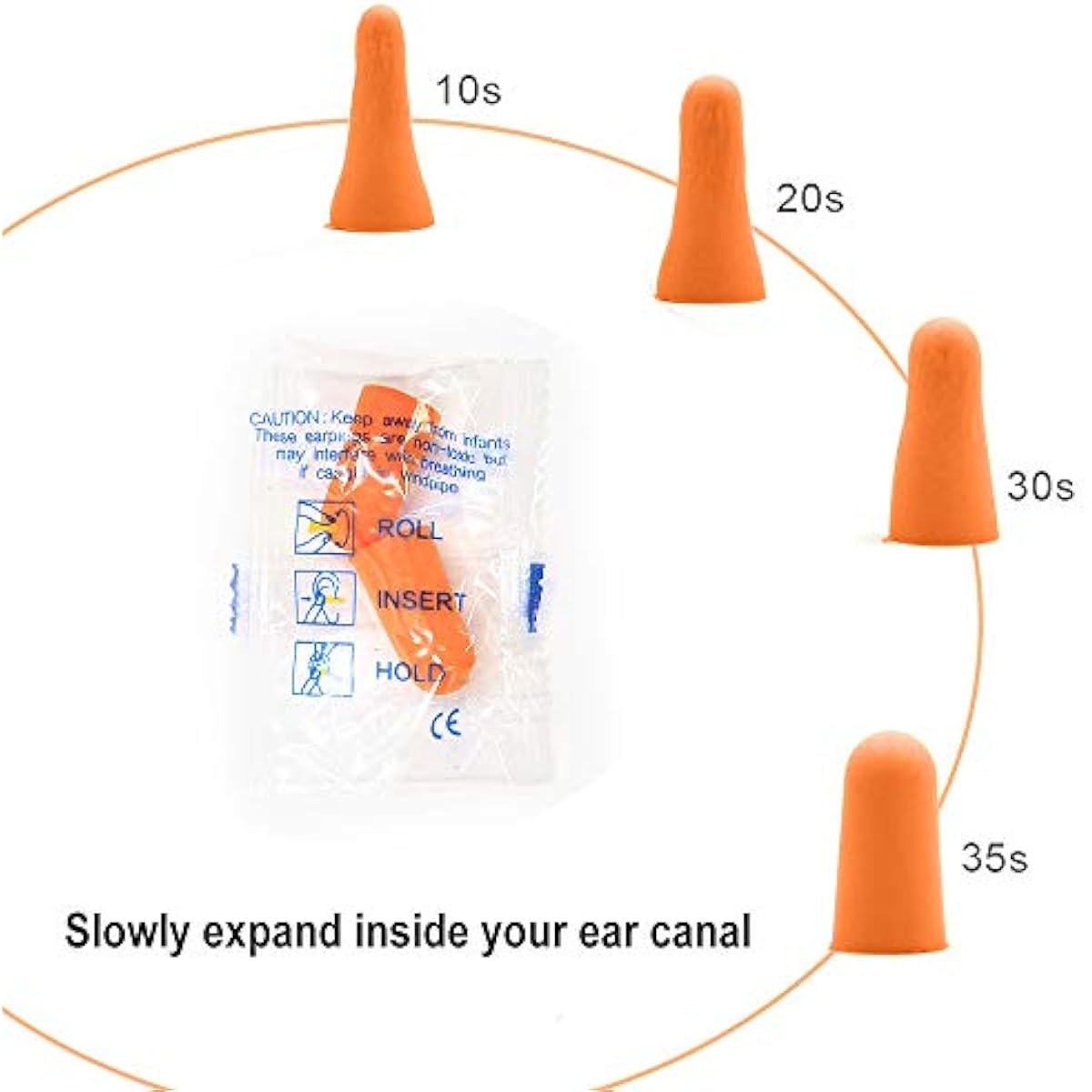 Quality Foam Earplugs 200 Pair - 32dB Noise Cancelling Soft High Decibel Ear Plugs for Noise Reduction Ear Protection Construction Loud Music Shooting Guns Work Safety Hearing Protection Ear Plugs