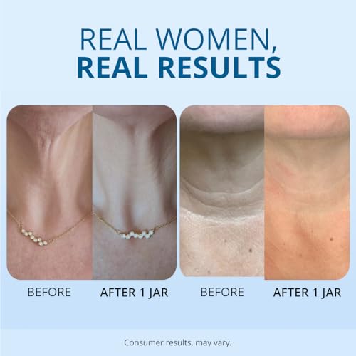 goPure Tighten & Lift Neck & Chest Moisturizer Cream for Visibly Firming, Tightening and Lifting Wrinkles & Crepey Skin, 1.7oz