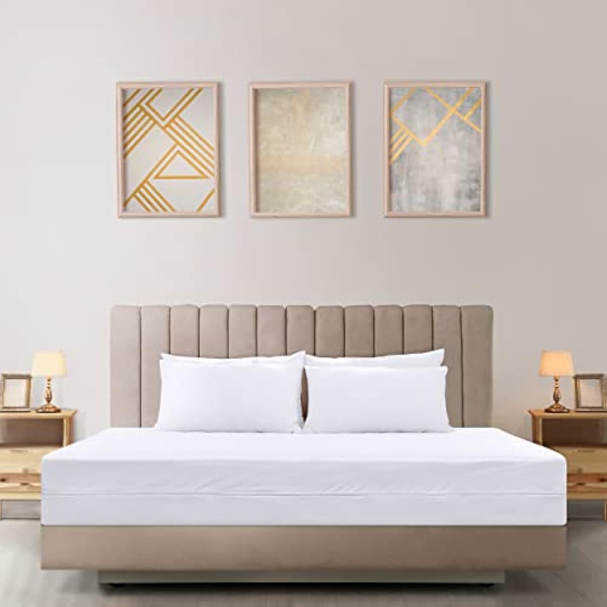 Utopia Bedding Mattress Protector Zippered Queen Size, 100% Waterproof Bed Bug and Dust Mite Proof Mattress Encasement, Absorbent 6 Sided Mattress Cover