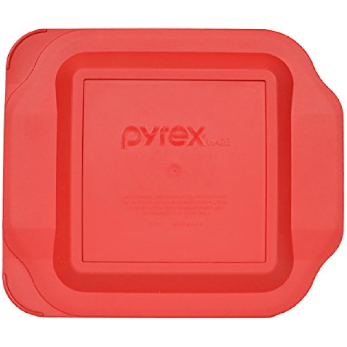 Pyrex 222 2qt Glass Baking Dishes & 222-PC Red Food Storage Replacement Lids (4-Pack) - Made in USA