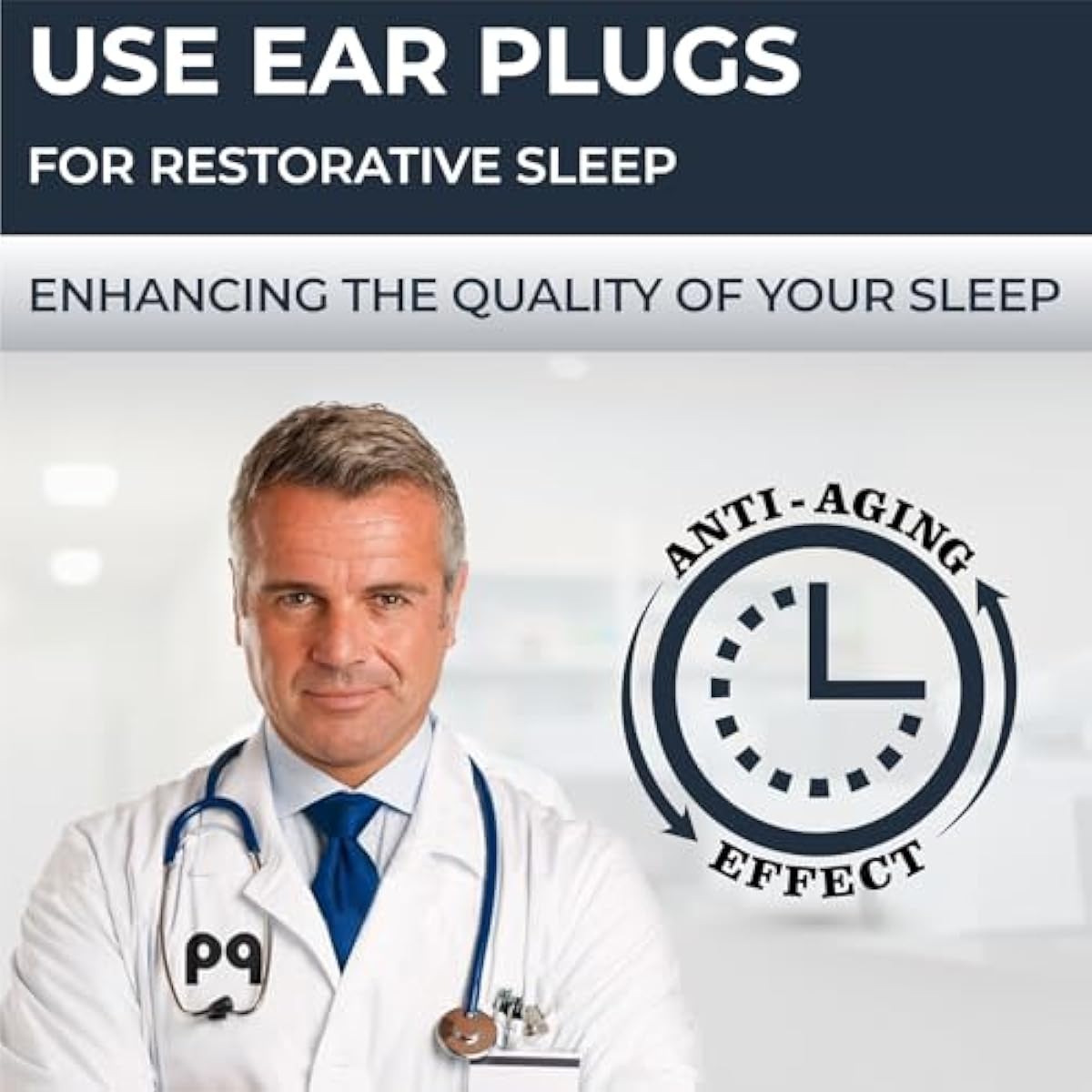 PQ Wax Ear Plugs for Sleeping, Swimming - 50 Noise Cancelling Silicone Gel Wax Earplugs, Ear Protection for Sleep and Swim, Soft Wax Pillows with Sound Blocking Level 32Db, (50 Pillows), Color: White