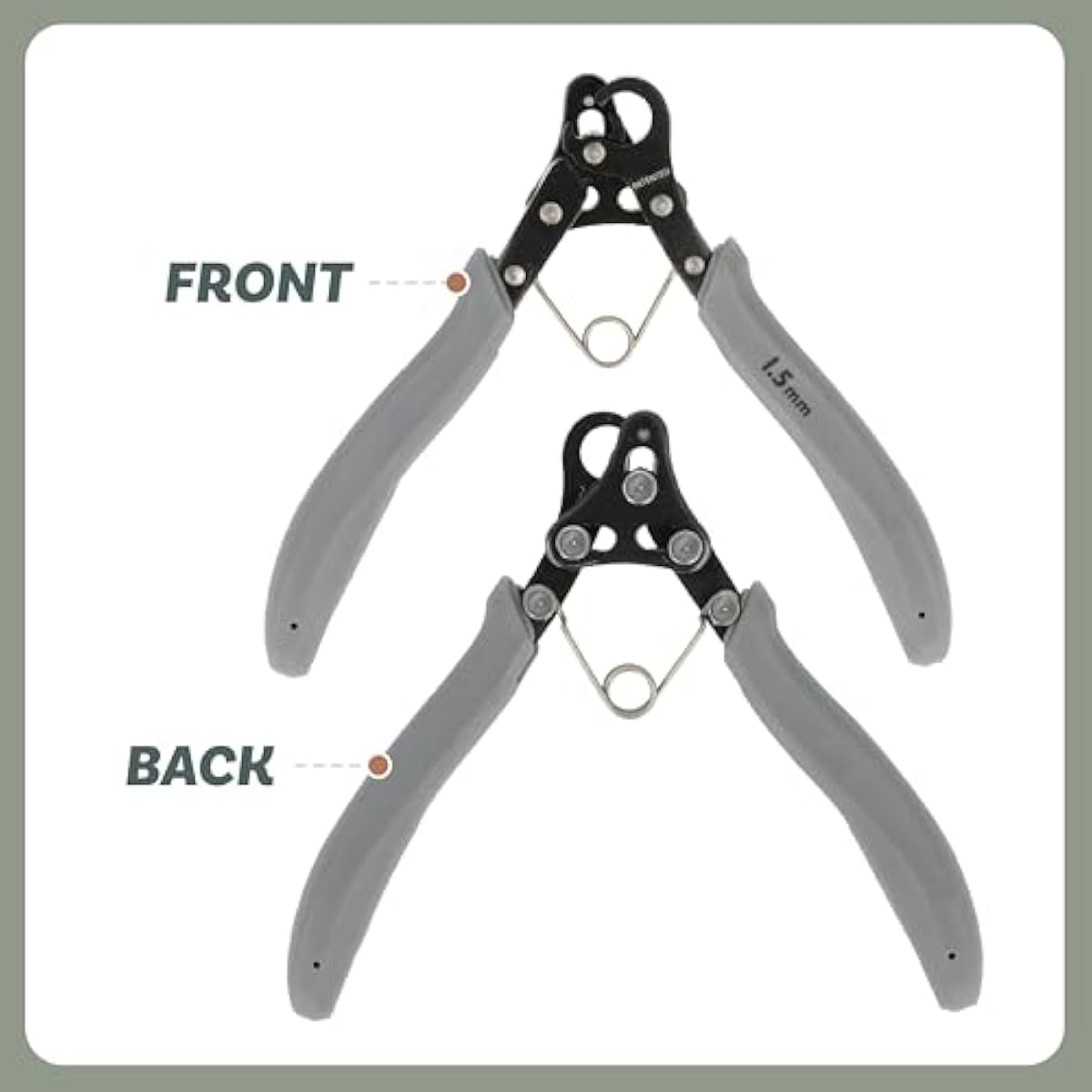 The Beadsmith Original One Step Looper – Create and Trim Consistent 1.5 mm Loops for Jewelry Making, Use With 24-18g Craft Wire (Patented)